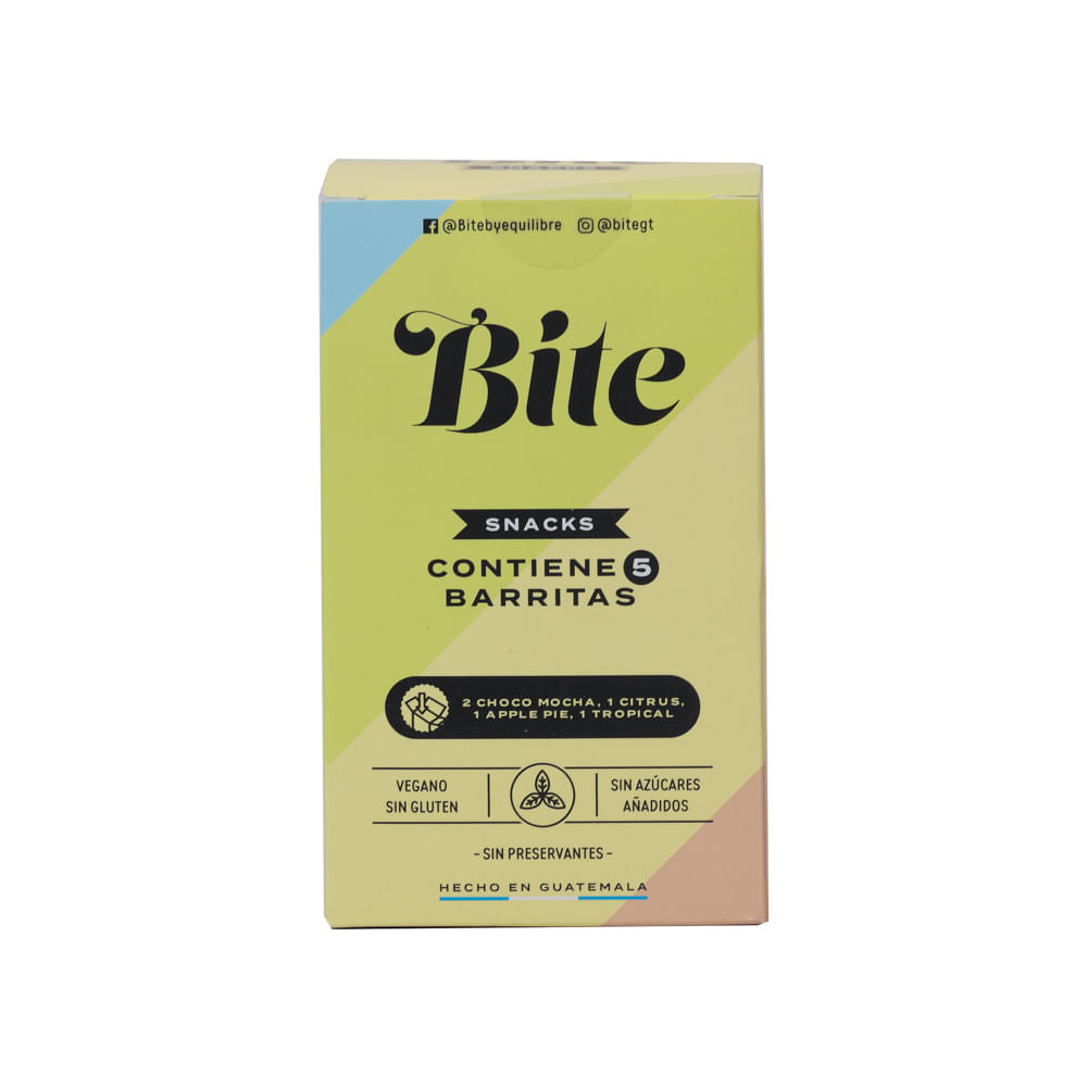 Caja de 5 Barras Snack Bite