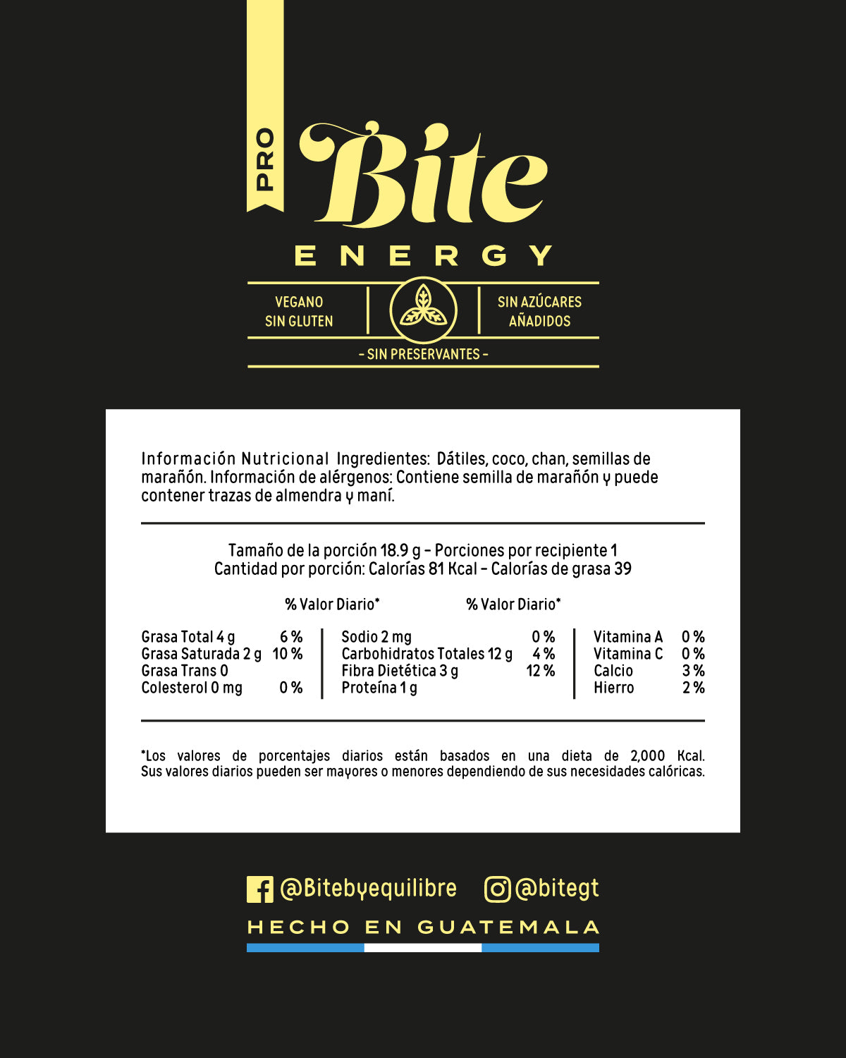Caja de 10 Mini Bite Pro