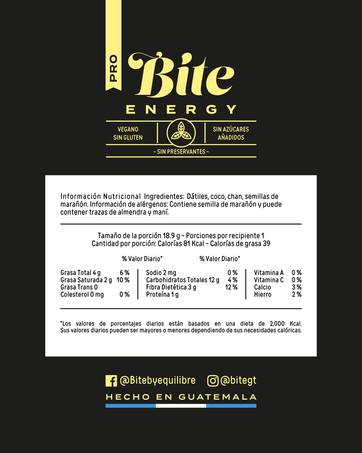 Promoción 20 Mini Bite Pro